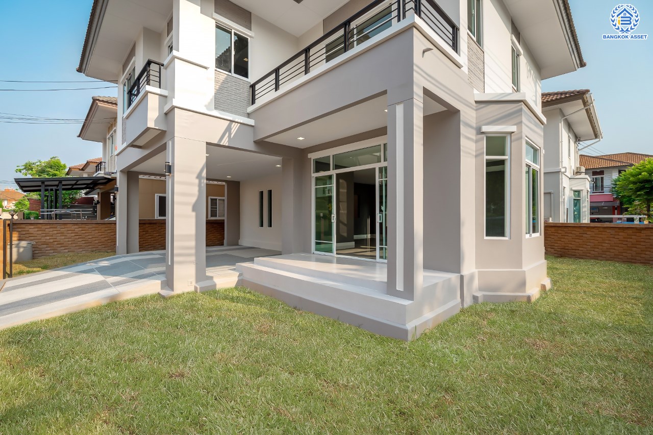 บ้านมือสองตกแต่งใหม่ ม.เดอะแพลนท์ ราชพฤกษ์-พระราม5 หลังมุม! เนื้อที่ 58 ตร.ว. ฟังก์ชัน 3 ห้องนอน 3 ห้องน้ำ จอดรถได้ 2 คัน บนทำเลศักยภาพ เดินทางสะดวก ใกล้วงเวียนพระราม5, The Walk, ทางด่วน ศรีรัช และรถไฟฟ้าสายสีม่วง "สถานีบางรักใหญ่"